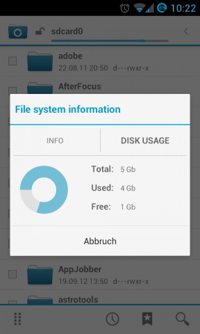 Der CM File Manager (Screenshot: Golem.de)
